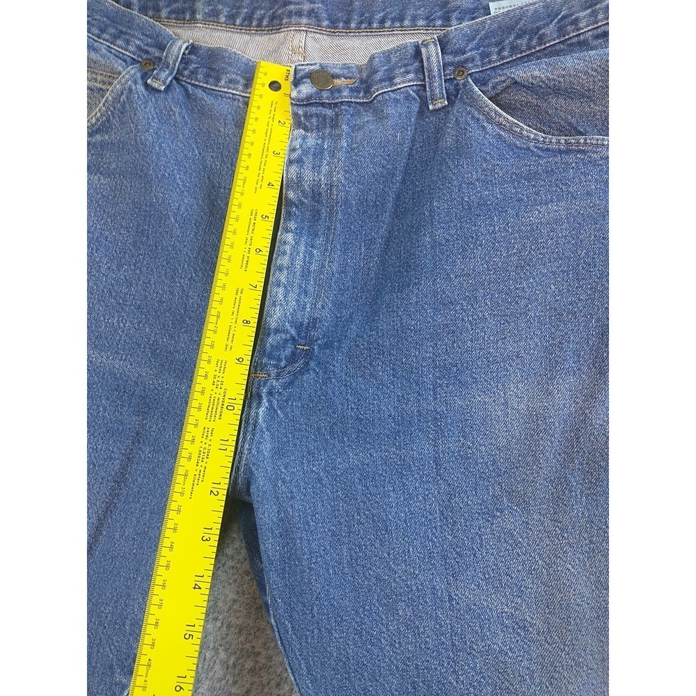 Wrangler Rugged Wear Mens Blue Straight Leg Jeans 38x29 Medium Wash 39902PW - Picture 7 of 16